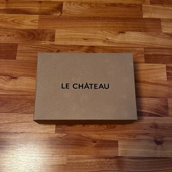 LE CHATEAU Black Suede Clear Side High Heel Pointed Toe Stilettos - Size 8.5 - Picture 12 of 12